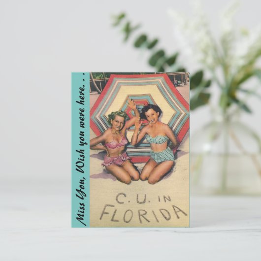 Carte Postale C. U. en FLORIDE (Debout devant)