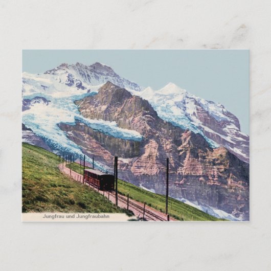 Carte Postale ca 1900 Jungfrau Mountain Railroad (Devant)