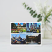 Carte Postale CA Alberta - Calgary - Garden of Blue Blood - (Debout devant)