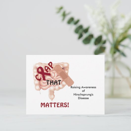 Carte Postale Ça Compte ! Soutenez la maladie de Hirschsprung (Debout devant)