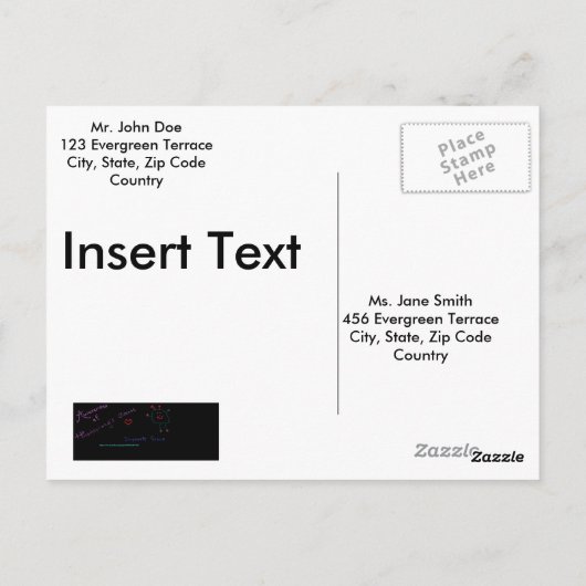 Carte Postale Ça Compte ! Soutenez la maladie de Hirschsprung (Dos)