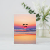 Carte Postale Ça prend du temps (Debout devant)