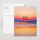 Carte Postale Ça prend du temps (Devant / Derrière)