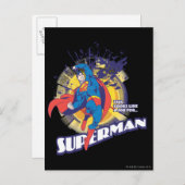 Carte Postale Ça ressemble à un job pour � (Devant / Derrière)