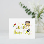 Carte Postale Ça Serait Un Jour De Pirate ! (Debout devant)