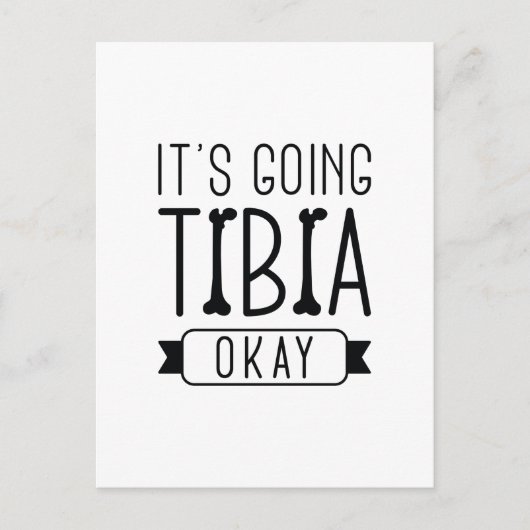 Carte Postale Ça va bien Tibia (Devant)