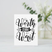 Carte Postale Ça vaut le costume d'attente, ça vaut l'attente (Debout devant)