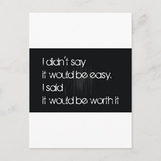 Carte Postale Ça vaut le coup (Devant)