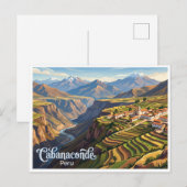 Carte Postale Cabanaconde Pérou (Devant / Derrière)