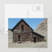Carte Postale Cabane Abandonnée (Devant / Derrière)