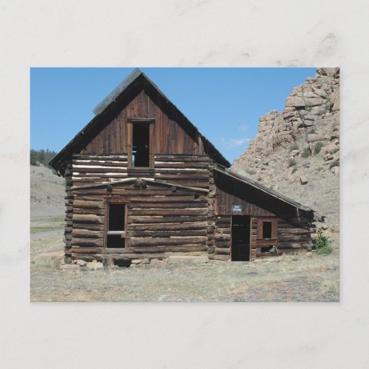Carte Postale Cabane Abandonnée (Devant)