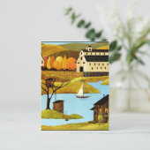 Carte Postale Cabane dans un arbre d'île (Debout devant)