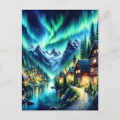 Carte Postale Cabane Enchantée dans les Bois Murmurants (Devant)