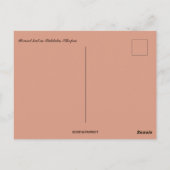 Carte Postale Cabane ronde à Lalibela Éthiopie (Dos)