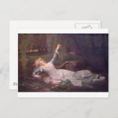 Carte Postale Cabanel Alexandre Ophelia 1883 (Devant / Derrière)