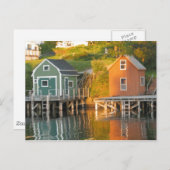 Carte Postale Cabanes de homard (Devant / Derrière)