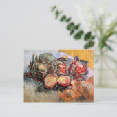 Carte Postale Cabbages rouges et oignons par van Gogh (Debout devant)
