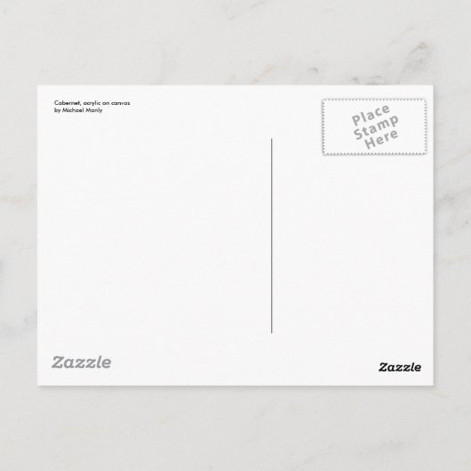 Carte Postale Cabernet (Dos)