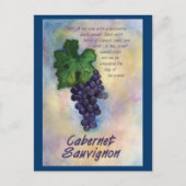 Carte postale Cabernet Sauvignon (Devant)