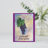 Carte postale Cabernet Sauvignon (Debout devant)
