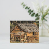 Carte postale cabine (Debout devant)