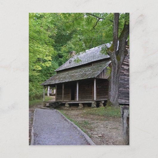 Carte Postale Cabine Cades Cove (Devant)