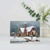 Carte Postale Cabine Cosy (Debout devant)