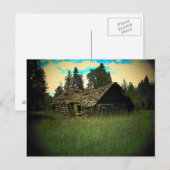 Carte Postale Cabine dans le champ par djoneill (Devant / Derrière)