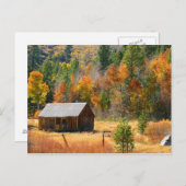 Carte Postale Cabine d'automne (Devant / Derrière)