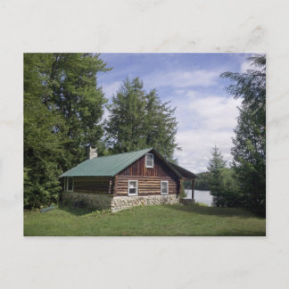 Carte Postale Cabine de journal dans les pins