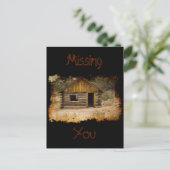 Carte Postale Cabine de montagne (Debout devant)