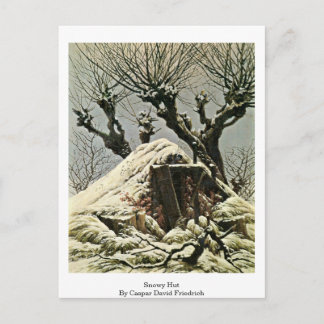 Carte Postale Cabine De Neige De Caspar David Friedrich