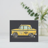 Carte Postale Cabine de taxi (Debout devant)