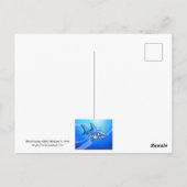 Carte Postale Cabine de taxi caricaturale (Dos)