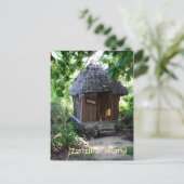 Carte Postale Cabine d'herbe (Debout devant)