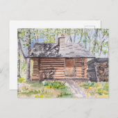 carte postale cabine du journal (Devant / Derrière)