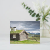 Carte postale cabine du journal du toit (Debout devant)