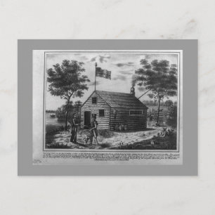 Carte postale Cabine et cidre dur