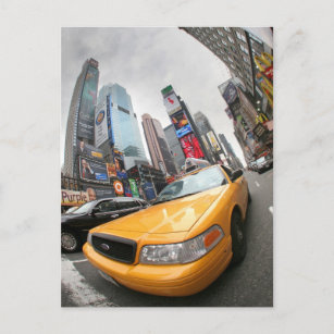 Carte Postale Cabine jaune de New York
