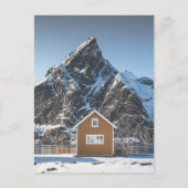 Carte Postale Cabine jaune Lofoten (Devant)