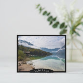 Carte Postale Cabine le long du lac Bohinj en Slovénie (Debout devant)