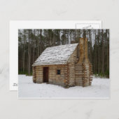 Carte Postale Cabine neigeux (Devant / Derrière)