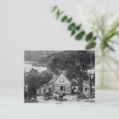 Carte Postale Cabine noir (Debout devant)