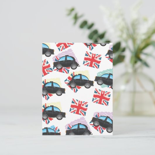 Carte Postale cabine noire (Debout devant)