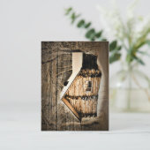 Carte Postale Cabine Rustique En Bois Dans La Nature (Debout devant)