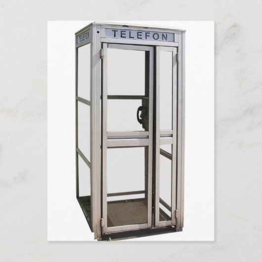 Carte Postale Cabine téléphonique (Devant)