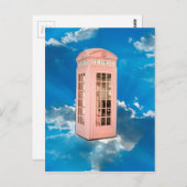 Carte Postale cabine téléphonique (Devant / Derrière)