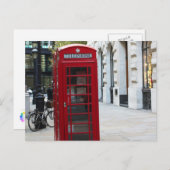 Carte Postale Cabine téléphonique (Devant / Derrière)