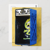 Carte Postale Cabine téléphonique abandonnée (Devant / Derrière)