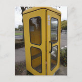 Carte Postale Cabine téléphonique jaune (Devant)